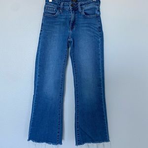 Just black high rise wide leg jeans